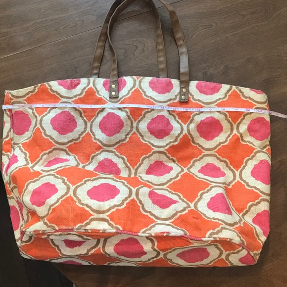 Mud pie Jute Tote - Picture 2 of 8